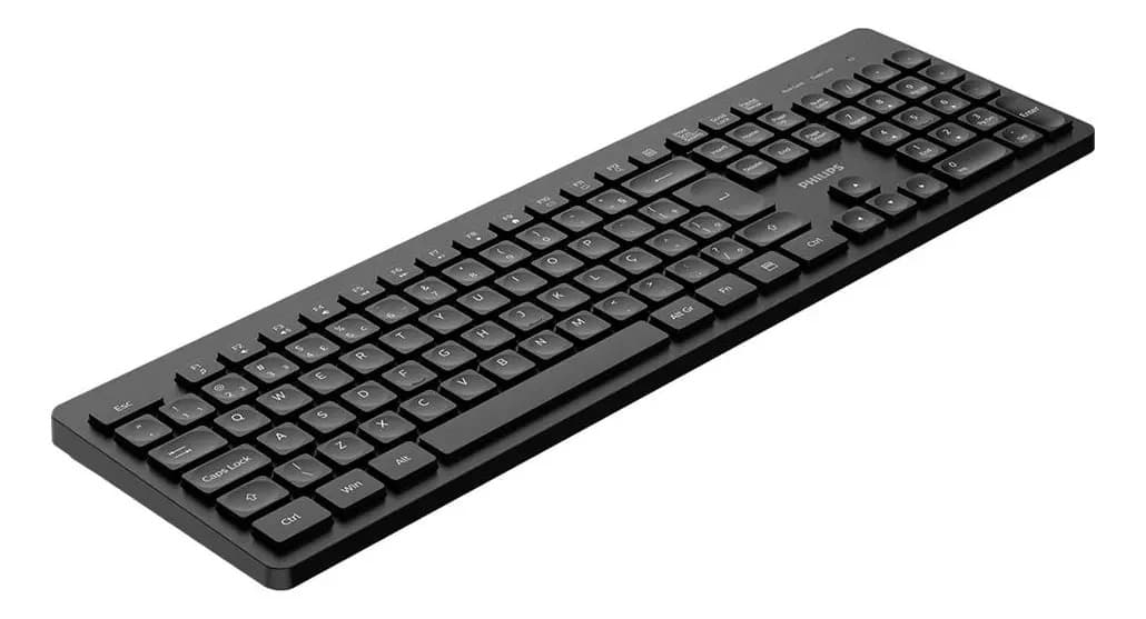 Teclado Sem Fio Philips Spk6308b, Abnt2