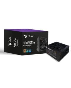 Fonte de Alimentação Duex 500W 80 Plus Bronze Full Modular PFC Ativo C/ Cabo - DX 500FSE++