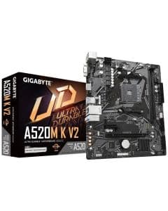 Placa Mãe Gigabyte A520M K V2 AM4 2xDDR4 Chipset AMD A520 mATX