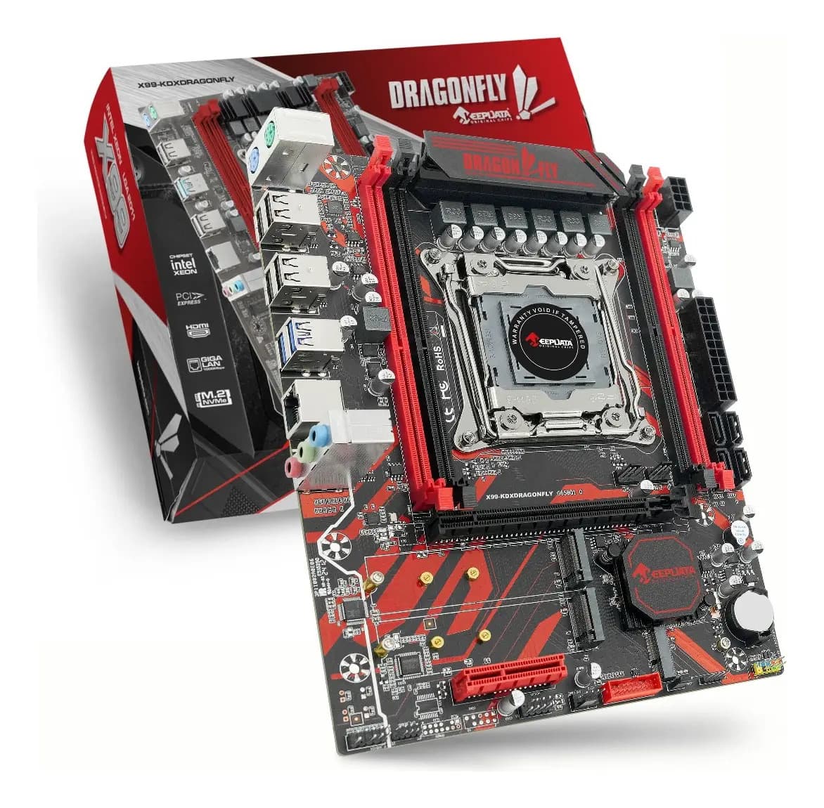 Placa Mãe X99-kdxdragonfly Keepdata