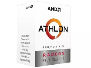 Processador AMD Athlon 3000G 2C/4T 3.5GHz (AM4, 4MB Cache) 35W Radeon Vega 3 Integrada