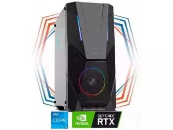 PC Gamer Nox Inifinity Robust Intel Edition (Intel Core i5-12400F Six-Core, 16GB DDR4-2666, Intel H610, 500GB SSD NVMe, Geforce RTX 3060Ti 8GB, 600W 80 PLUS)