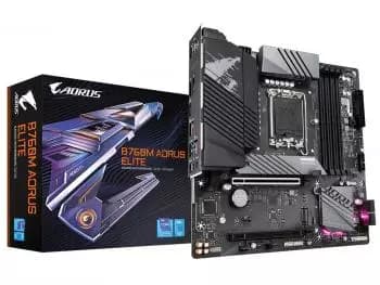 Placa Mãe Gigabyte B760M AORUS ELITE (LGA 1700/Intel B760/M.2/DDR5)