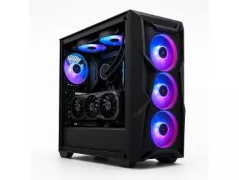 PC Gamer Hathor 3X RGB Professional - R7 Edition (AMD Ryzen 7 9800X3D 8-Core, 32GB (2x16GB) DDR5-5200, 2TB NVMe SSD, GeForce RTX 5070 12GB) + Water Cooler 240MM