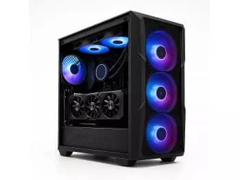 PC Gamer Eagle-Eye 3X PRO - R7/DDR5 Edition (AMD Ryzen 7 9800X3D 8-Core, 32GB DDR5, 2TB SSD NVMe, GeForce RTX 5060Ti 8GB) + Water Cooler 240MM