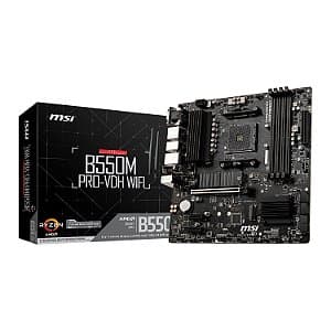 Placa Mãe MSI B550M Pro-VDH WiFi DDR4 AM4 M-ATX