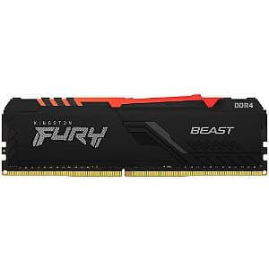 Memória Kingston Fury Beast RGB 32GB (1x32GB) DDR4 3200MHz CL16 - KF432C16BBA/32