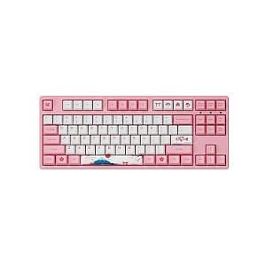Teclado Mecânico Gamer Akko World Tour Tokyo R1 3087 TKL 87 Teclas Switch Akko Pink ANSI