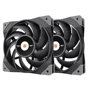 Fan Thermaltake TOUGHFAN 12 Black High Static Pressure 120mm PWM 2-Fan Pack - CL-F082-PL12BL-A
