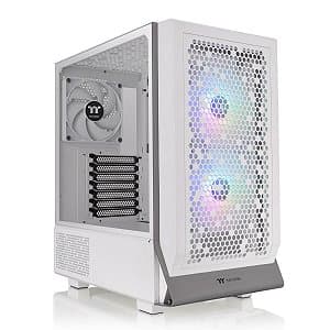 Gabinete Gamer Thermaltake Ceres 300 TG ARGB Snow Mid Tower Vidro Temperado 3 Fans CT140 ARGB - CA-1Y2-00M6WN-00