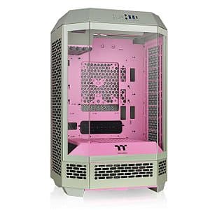 Gabinete Thermaltake The Tower 300 Matcha Plum Micro-ATX Vidro Temperado 2x Fan 140mm Radiador 420mm - CA-1Y4-00SJWN-00