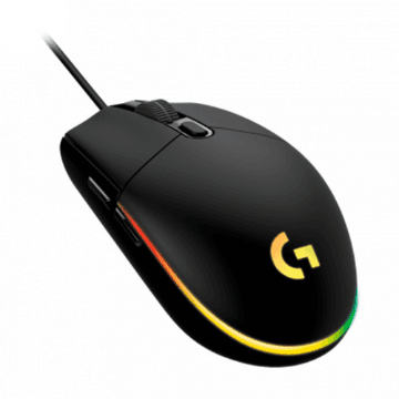 Mouse Gamer Logitech G203 Lightsync - Preto - 910-005793