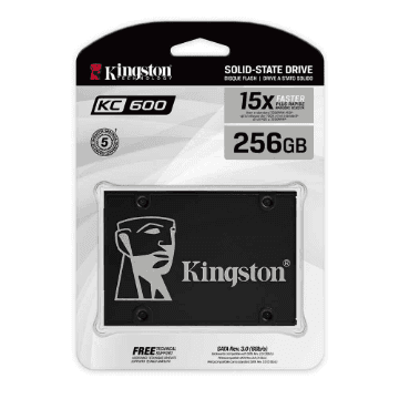 SSD Kingston KC600, 256GB, 2.5", SATA 3.0 - SKC600/256G