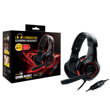 HEADSET GAMER GENIUS HS-G600V COM VIBRACAO PRETO