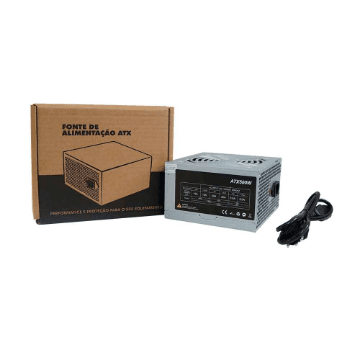 FONTE ATX 500W BRAZIL PC BPC/5350-M 24 PINOS COM CABO