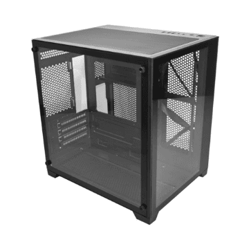 GABINETE GAMER K-MEX AQUARIO CG-0415 PRETO MICRO AT…