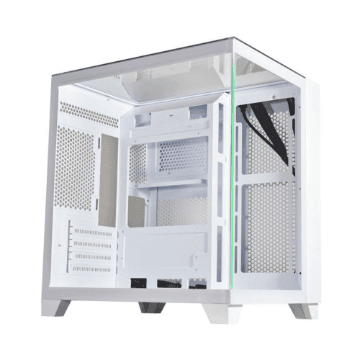 GABINETE GAMER K-MEX AQUARIO CG-W725 VISAO BRANCO M…