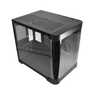 GABINETE GAMER K-MEX AQUARIO CG-01AG CURVA PRETO MI…