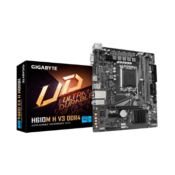 PLACA MAE (INTEL) GIGABYTE H610M H V3 DDR4 LGA1700 12° 13° E 14° GERACAO