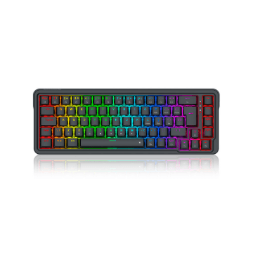 TECLADO REDRAGON MECANICO GAMER NOVA RGB PRETO K709-RGB (PT).