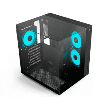 GABINETE GAMER C3TECH AQUARIUS MT-G950BK SEM FONTE PRETO