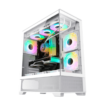 GABINETE GAMER GAMEMAX VISTA AW ATX/ITX/E-ATX BRANC…