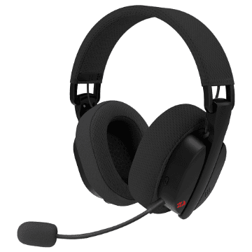 HEADSET GAMER REDRAGON LUCE PRETO SEM FIO H888