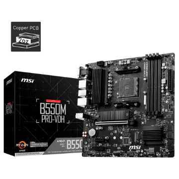 PLACA MAE (AMD) MSI B550M PRO-VDH DDR4 AM4
