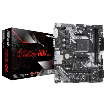 PLACA MAE ASROCK B450M HDV R4 DDR4 AM4