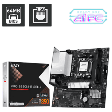PLACA MAE (AMD) MSI PRO B850M-B GEN4 DDR5 AM5