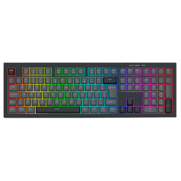 TECLADO REDRAGON MEMBRANA GAMER CRUX RGB FULL SIZE COM FIO K518-RGB-GB