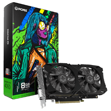 PLACA DE VIDEO PCYES GEFORCE RTX 4060 8GB GDDR6 128BITS PVR40608GR6DF2