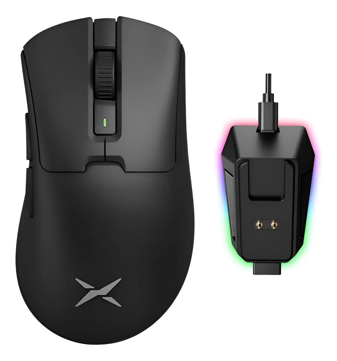 Delux M900pro Gaming Mouse 8k Magnetic Rgb Charging Dock