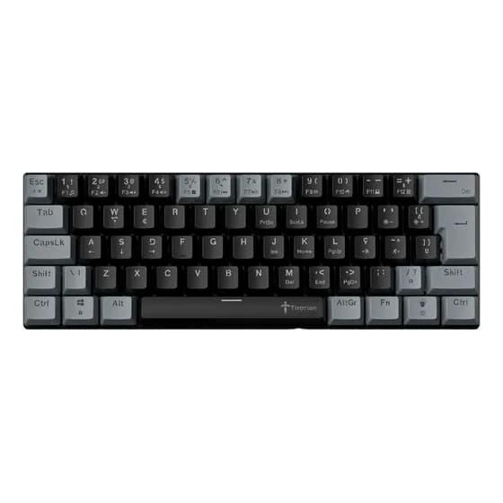 Teclado Mecânico Gamer 60% Switch Huano Brow Red Pc Computador Switch Marron Português Brasil - Titorion