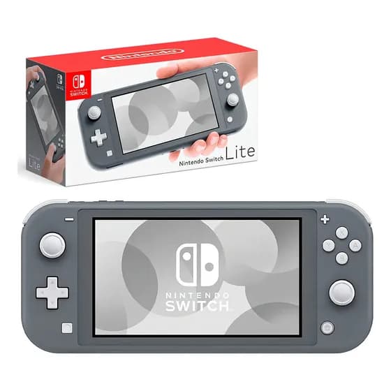 Console Portátil Nintendo Switch Lite com 128 GB e Tela de 5.5" Cinza - Excelente (Recondicionado)