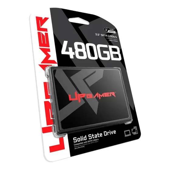 SSD Interno UP Gamer UP500 480GB Preto SATA III 2.5" 550MB/s Leitura