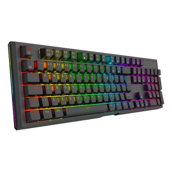 Teclado Mecânico Gamer Redragon Argo Sw Marrom K670-rgb - Preto - Português Brasil