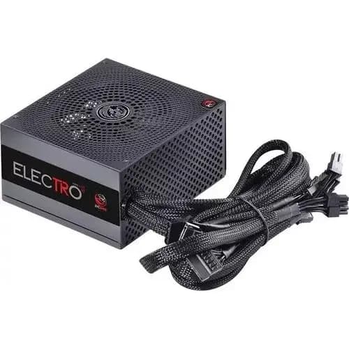 Fonte Gamer 750w Real Electro V2 Series 80 Plus Bronze Atx Cor Preto
