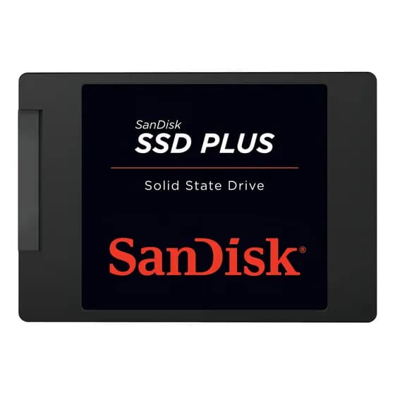 Ssd 480gb Sata 3.0 6 Gb/s Interno Sandisk Plus SDSSDA-480G-G26 2,5 Polegadas Velocidade De Leitura Até 535 Mb/s E Gravação Até 445 Mb/s