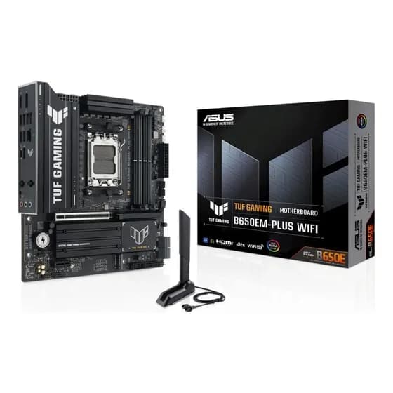 Placa Mãe Asus Tuf-gaming B650em-plus Wifi, B650, Am5, Matx