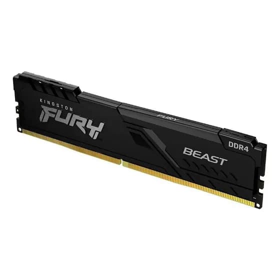 Memoria RAM Kingston Fury Beast 8GB DDR4 3200mhz KF432C16BB/8 Cor Preto