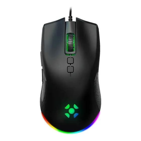 Mouse Gamer Ambidestro Fortrek Blackfire 7200dpi Rgb F.macro Cor Preto