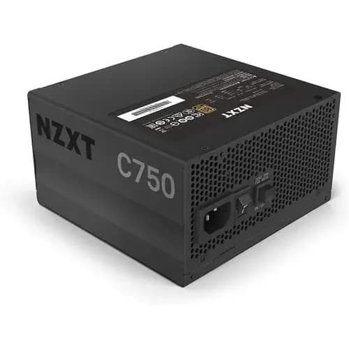 Fonte de alimentação modular Nzxt 750w 80 Plus Gold (np-c750m-us) cor preta