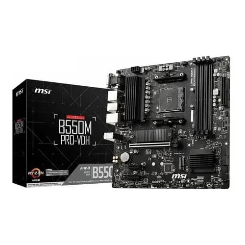 Placa-mãe MSI B550m Pro-VDH Am4 HDMI VGA Dport