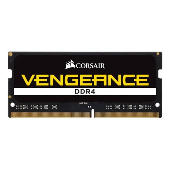 Memória RAM para Notebook DDR4 2666MHz 32GB CL18 Corsair Vengeance CMSX32GX4M1A2666C18 Sodimm Cor Preto