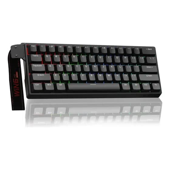 Ateclado Mecânico Magnético Aula Win60he Padrão 8k Rgb E-n