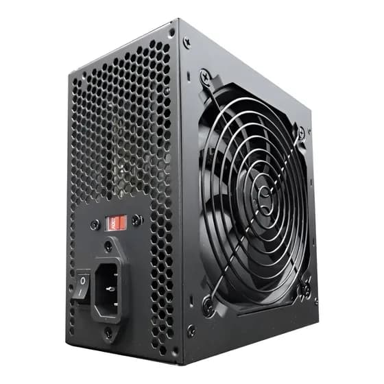 Fonte Atx 750w Real Trs/7400-b 24 Pinos Box - Tronos Cor Preto