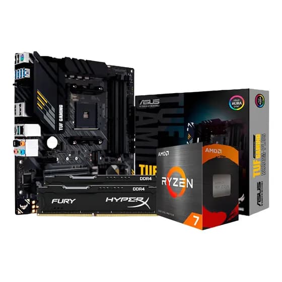 Kit Ryzen 5 5600g Tuf Gaming B550m-plus Memória 16gb 3200mhz