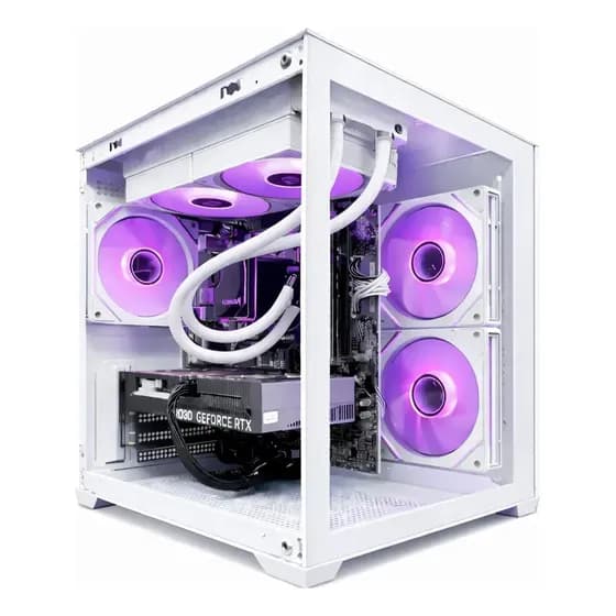 Pc Gamer Blade 7 5700x 32gb Ram Nvme 1tb Rtx 5060 8gb Watercooler 240mm Rgb (branco)