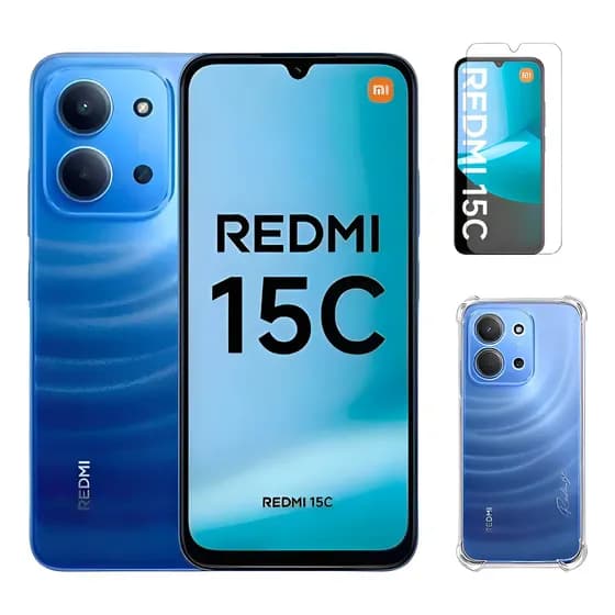 Xiaomi Redmi 15c 256gb 8gb Ram Dual Sim Capa E Pelicula Cor Azul